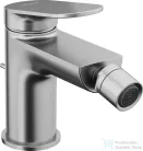 Duravit WAVE bidé csaptelep automata leeresztővel, rozsdamentes acél hatású WA2400001070