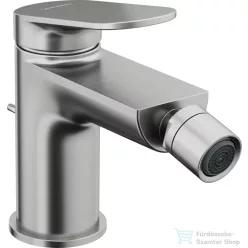   Duravit WAVE bidé csaptelep automata leeresztővel, rozsdamentes acél hatású WA2400001070