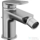 Duravit WAVE bidé csaptelep automata leeresztővel, rozsdamentes acél hatású WA2400001070