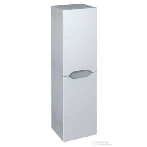 Sapho WAVE II állószekrény 2 fiókkal, balos/jobbos, 35x140x30cm, fehér/ezüst tölgy (WA245-3011)