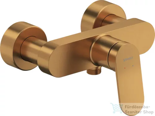 Duravit Wave zuhany csaptelep zuhanyszett nélkül, szálcsiszolt bronz WA4230000004