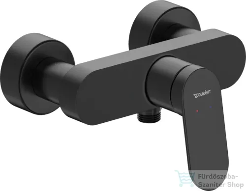 Duravit Wave zuhany csaptelep zuhanyszett nélkül, matt fekete WA4230000046