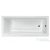 Niwell Wave 170x75 egyenes kád