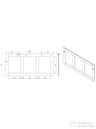 Wellis Nina 120 Fali tükör WB00285