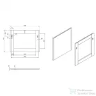 Wellis Blondie 60 Fali tükör WB00299