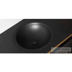   Wellis Tunis 120 matt fekete top integrált mosdóval WB00427