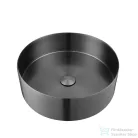 Wellis Marigold pultra ültethető rozsdamentes acél mosdó, szálcsiszolt fegyvermetál WB00557