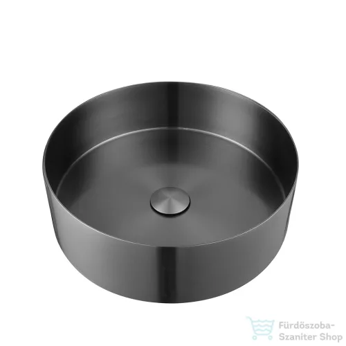 Wellis Marigold pultra ültethető rozsdamentes acél mosdó, szálcsiszolt fegyvermetál WB00557