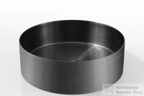 Wellis Marigold pultra ültethető rozsdamentes acél mosdó, szálcsiszolt fegyvermetál WB00557