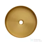 Wellis Marigold pultra ültethető rozsdamentes acél mosdó, szálcsiszolt arany WB00558