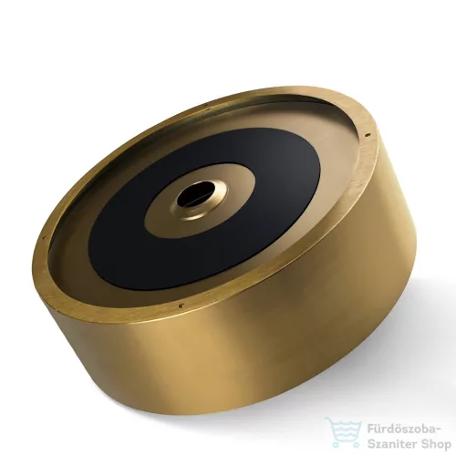 Wellis Marigold pultra ültethető rozsdamentes acél mosdó, szálcsiszolt arany WB00558