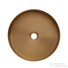 Wellis Marigold pultra ültethető rozsdamentes acél mosdó, szálcsiszolt rózsa arany WB00559