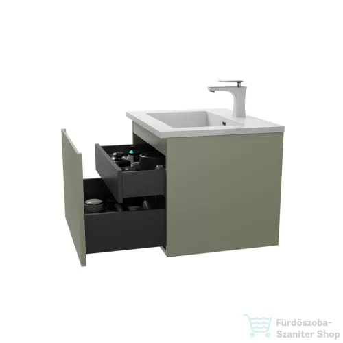 Wellis Varna 60 1 fiókos mosdószekrény, bambuszzöld WB00560
