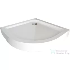   Wellis SMC 90x90x15 cm-es íves magas zuhanytálca, zuhanyszifonnal WC00405