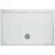 Wellis SMC 120x80x4 cm-es szögletes lapos zuhanytálca, zuhanyszifonnal WC00406