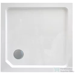   Wellis SMC 90x90x15 cm-es szögletes magas zuhanytálca, zuhanyszifonnal WC00409