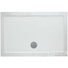   Wellis SMC 120x90x4 cm-es szögletes lapos zuhanytálca, zuhanyszifonnal WC00412