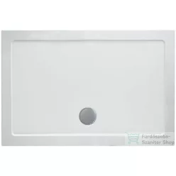   Wellis SMC 120x90x4 cm-es szögletes lapos zuhanytálca, zuhanyszifonnal WC00412