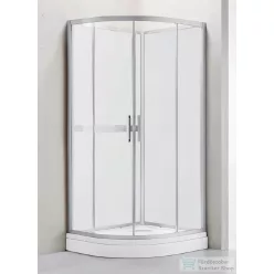   Wellis Vivara 90x90 hátfalas zuhanykabin zuhanytálcával Easy Cleannel WC00419