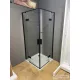 BEMUTATÓTERMI Wellis MURANO 90x90 zuhanykabin Easy Cleannel, matt fekete + SMC 90x90 zuhanytálca, fehér WC00420 + WC00408