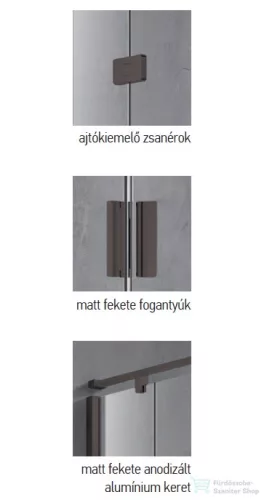 Wellis Murano 90x90 zuhanykabin Easy Cleannel WC00420