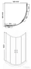 Wellis Caprera 90x90 zuhanykabin Easy Cleannel WC00432