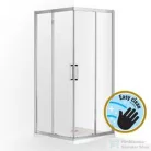 Wellis Apollo 90x90 szögletes zuhanykabin tolóajtóval easy clean bevonattal WC00474