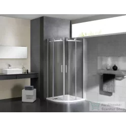   Wellis Virgo 90x90 íves zuhanykabin tolóajtóval easy clean bevonattal WC00476