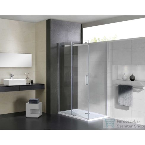 Wellis Vincenzo 120x80 szögletes 1 tolóajtós zuhanykabin Easy Clean bevonattal WC00477