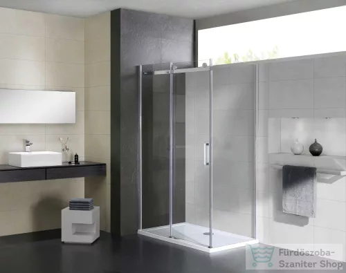 Wellis Vincenzo 120x80 szögletes 1 tolóajtós zuhanykabin Easy Clean bevonattal WC00477