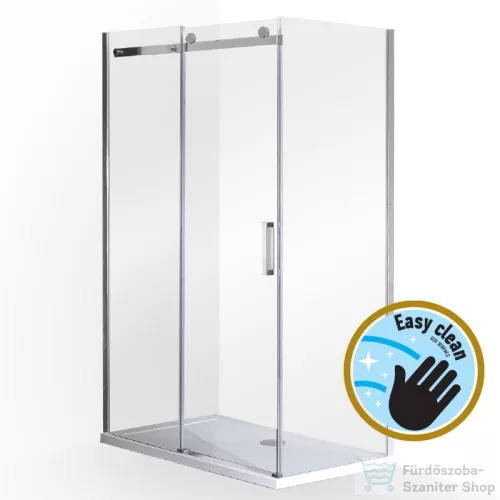 Wellis Vincenzo 120x80 szögletes 1 tolóajtós zuhanykabin Easy Clean bevonattal WC00477