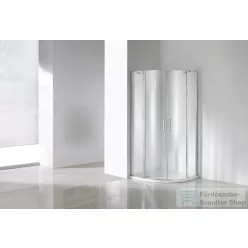   Wellis Scorpio 90x90 íves 2 nyílóajtós zuhanykabin WC00478