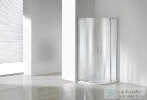 Wellis Scorpio 90x90 íves 2 nyílóajtós zuhanykabin WC00478