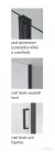 Wellis Triton Black 120x80 szögletes 1 nyílóajtós zuhanykabin Easy Cleannel WC00480