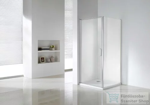 Wellis Quadrum 90x90 szögletes 1 nyílóajtós zuhanykabin easy clean bevonattal WC00482