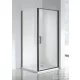 Wellis Quadrum Black 90x90 szögletes 1 nyílóajtós zuhanykabin easy clean bevonattal WC00483
