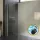 Wellis Astro 90 cm-es Walk In zuhanyfal easy clean bevonattal WC00486