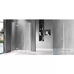  Wellis Sorrento Plus 90 nyílóajtós szögletes zuhanykabin Balos - Easy Clean bevonattal WC00499