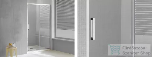 Wellis Premier 110 tolóajtós zuhanyfal,  1100x40x1900 mm, WC00516