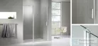 Wellis Pure nyílóajtós zuhanyajtó 90 easy clean bevonattal WC00519