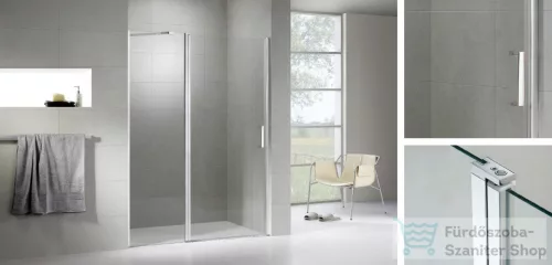 Wellis Pure nyílóajtós zuhanyajtó 90 easy clean bevonattal WC00519
