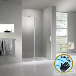   Wellis Pure nyílóajtós zuhanyfal 120  easy clean bevonattal WC00521