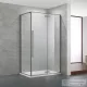 Wellis Mika 120x90 szögletes nyílóajtós zuhanykabin Easy Clean bevonattal, gunmetal grey WC00570