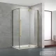 Wellis Mika 120x90 szögletes nyílóajtós zuhanykabin Easy Clean bevonattal, brushed gold WC00571
