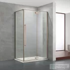 Wellis Mika 120x90 szögletes nyílóajtós zuhanykabin Easy Clean bevonattal, brushed rosegold WC00572