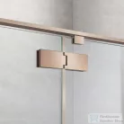 Wellis Mika 120x90 szögletes nyílóajtós zuhanykabin Easy Clean bevonattal, brushed rosegold WC00572