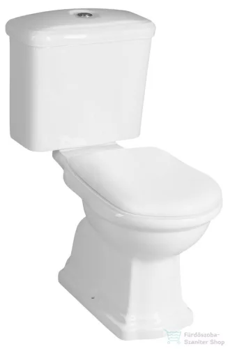 Sapho KERASAN RETRO álló WC, hátsó kifolyású, tartállyal, öblítőmechanikával, ülőke nélkül (WCSET02-RETRO-ZO)