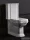 Sapho KERASAN WALDORF kombi WC, alsó/hátsó kifolyású, tartállyal, öblítőmechanikával, ülőke nélkül (WCSET04-WALDORF)