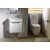 Sapho KERASAN FLO kombi WC, tartállyal, mechanikával, alsó/hátsó kifolyású, ülőke nélkül (WCSET11-FLO)