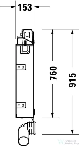 Duravit DuraSystem wc szerelő keret WD1005000000 ( WD1005 )